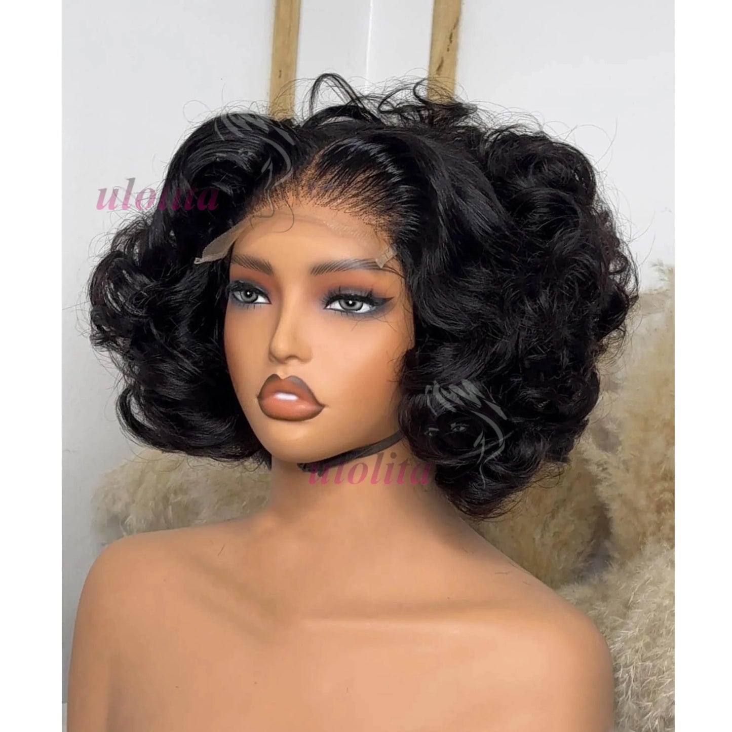 Chocolate Brown Ombre Loose Wave 4x4 HD Lace Closure Wig - 100% Vietnamese Human Hair