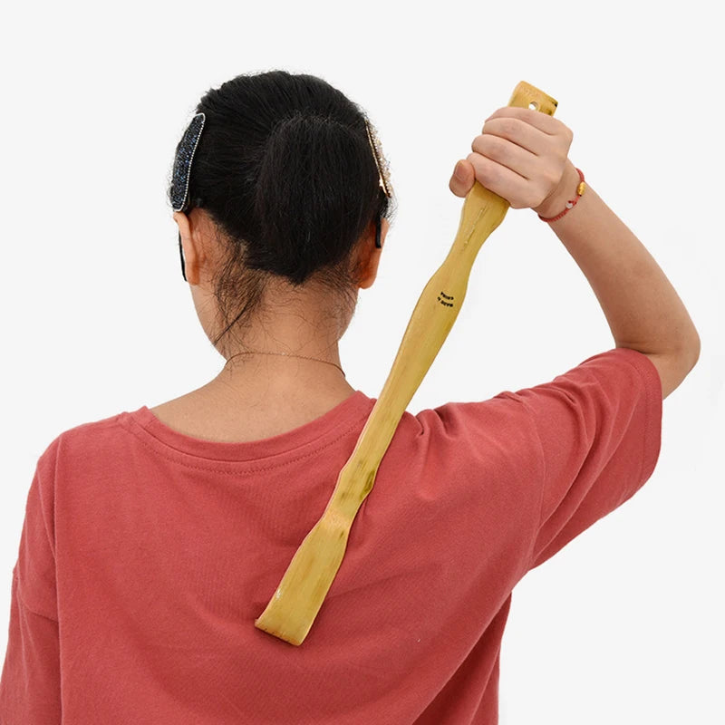 Bamboo Made Itching And Scratching Device Home Massage Anti Itch And Back Scratching Device Scratching Rake Massage Stick