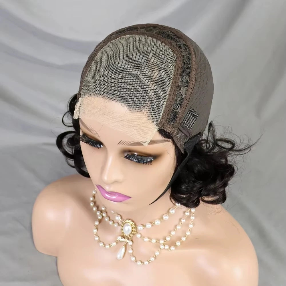 Chocolate Brown Ombre Loose Wave 4x4 HD Lace Closure Wig - 100% Vietnamese Human Hair