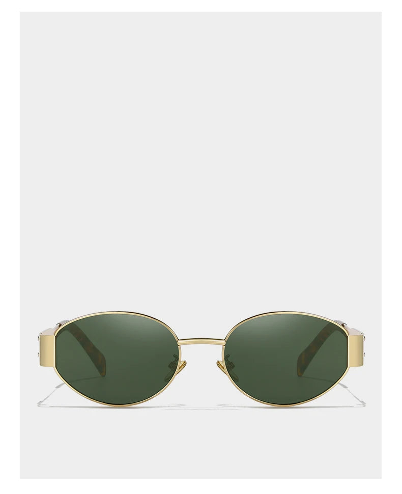 New Sunglasses For Women And Men Sun Glasses Alloy Oval Eyewear