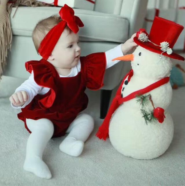 Lace Suspender Dress For Baby Girl