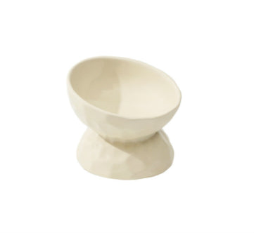 Ceramic High Leg Cervical Support Oblique Bowl