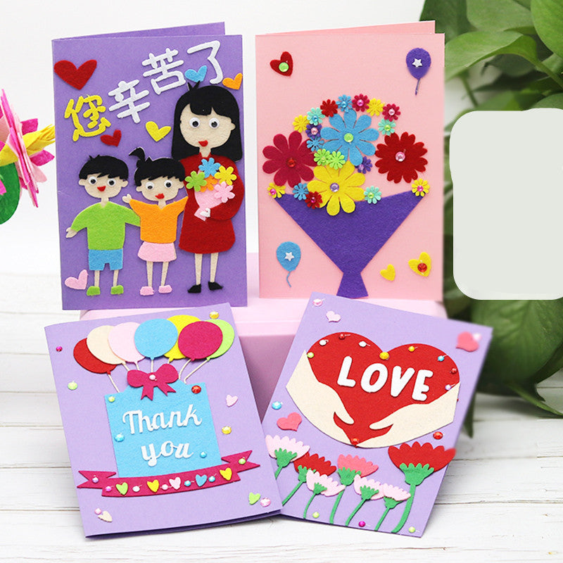 Teacher's Day Gift Handmade Diy Greeting Card Making Material Package