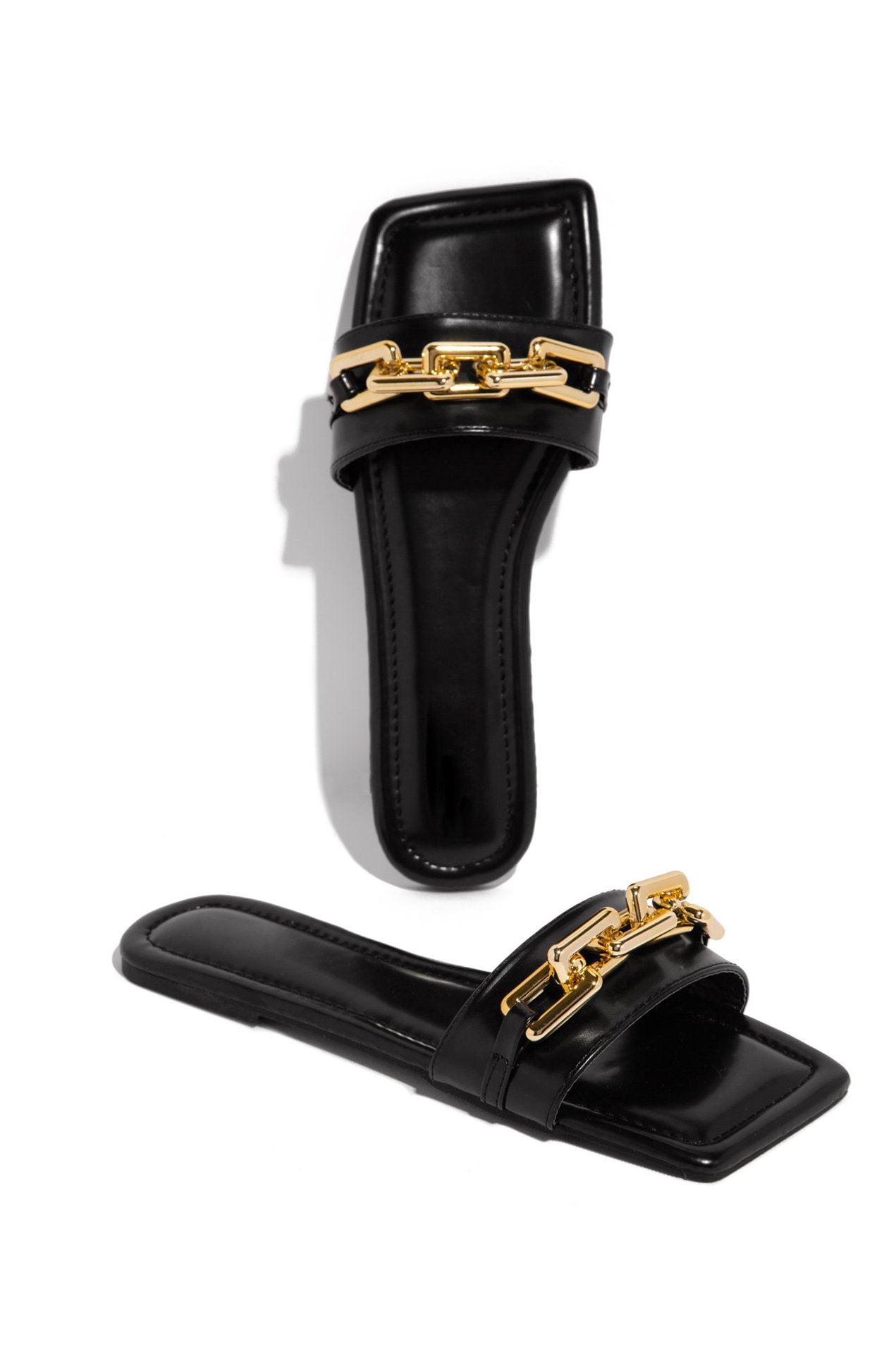 Cross Adult Women's Chain Flat Bottom Casual Sandals And Slippers