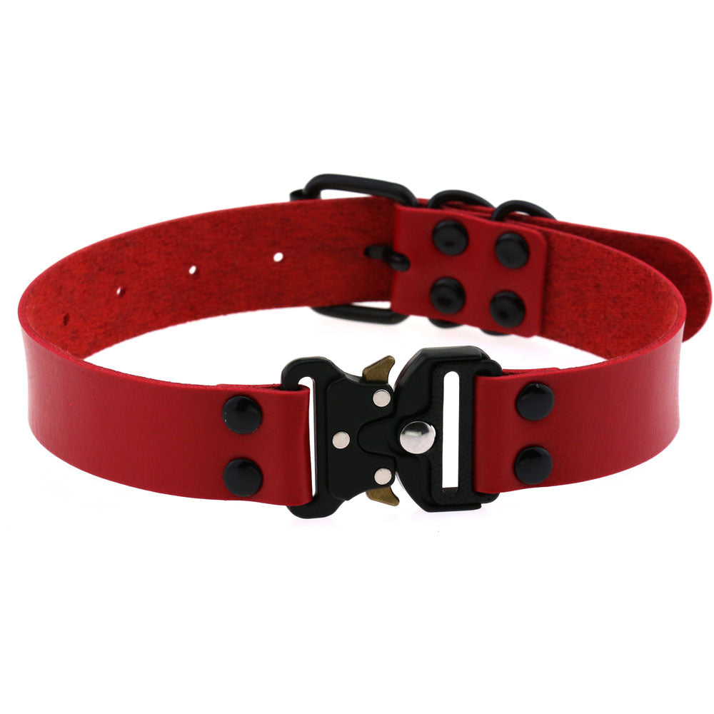 Creative Simple Release Buckle Collar Clavicle Necklace