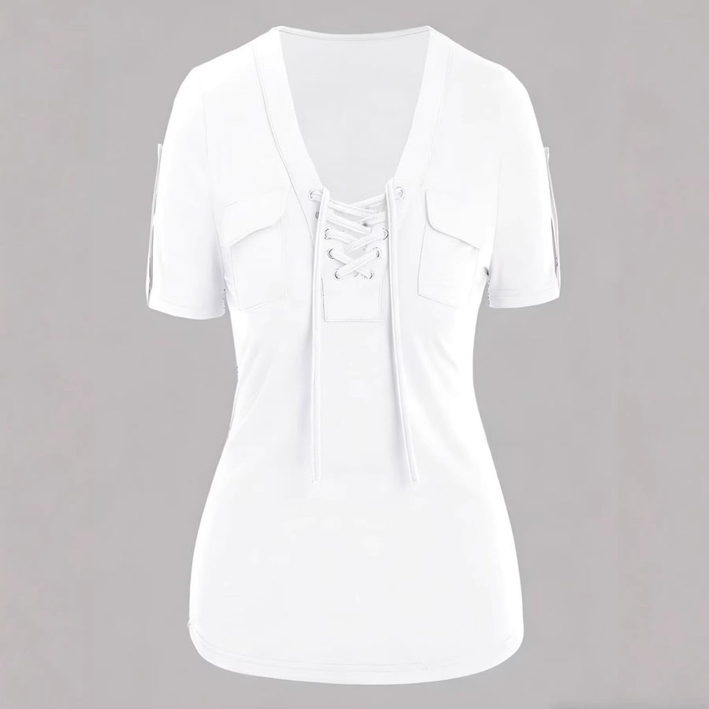 Fashionable Casual Women's Short-sleeve Top
