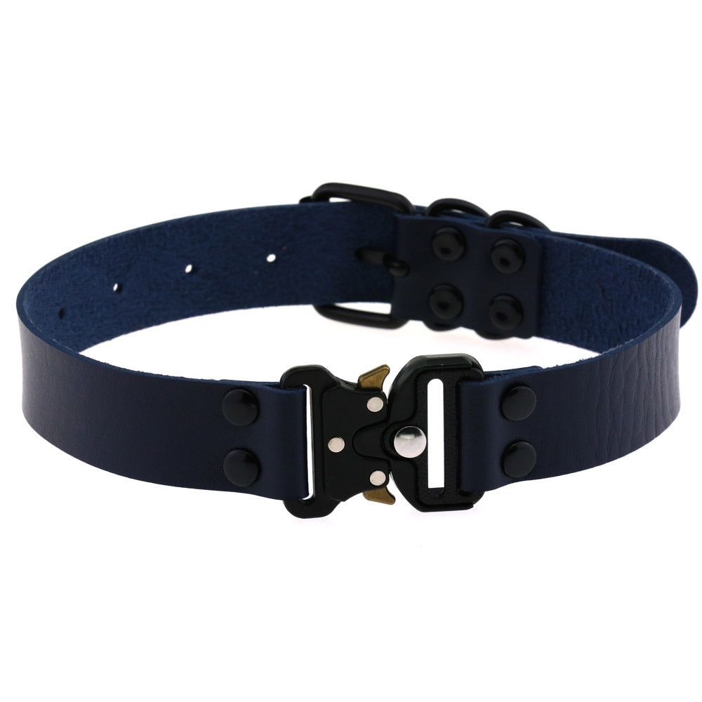 Creative Simple Release Buckle Collar Clavicle Necklace