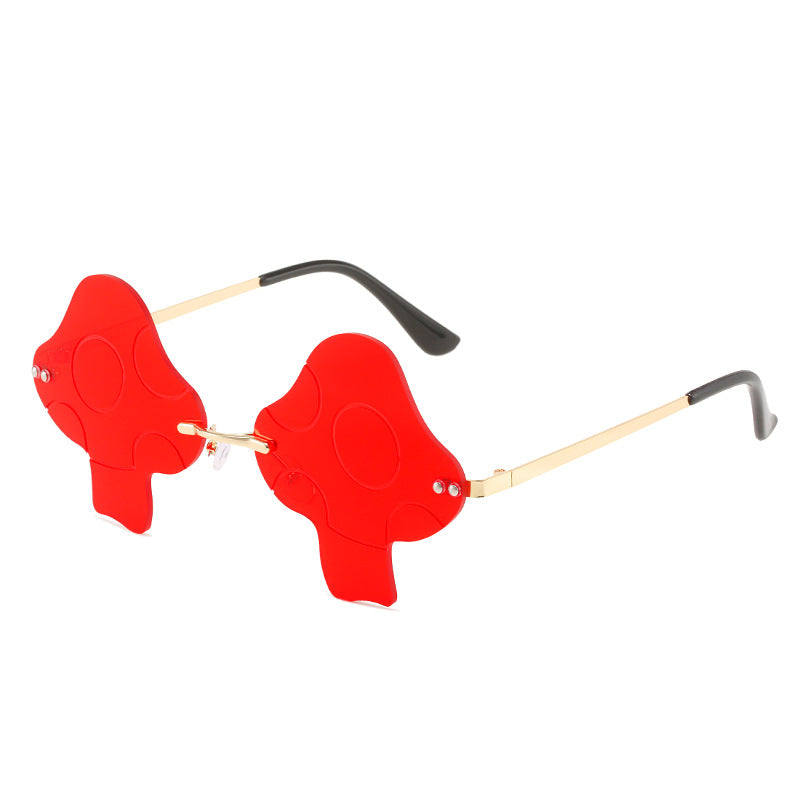 Irregular Mushroom-shaped Sunglasses For Women