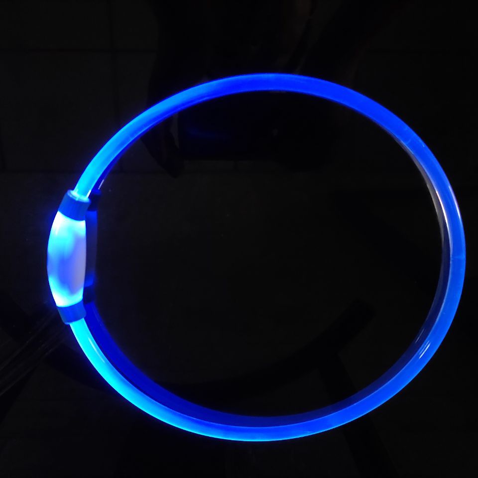 Shiny Dog Collar Dog In-ground Fence Receiver Collar Free Cutting Dog Collar Anti-lost USB Charging