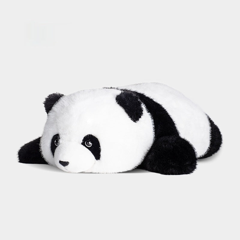 Flower-shaped Realistic Panda Doll