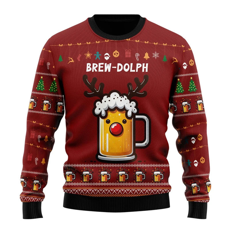 Fashionable Crew-neck Sweatshirt For Men And Women