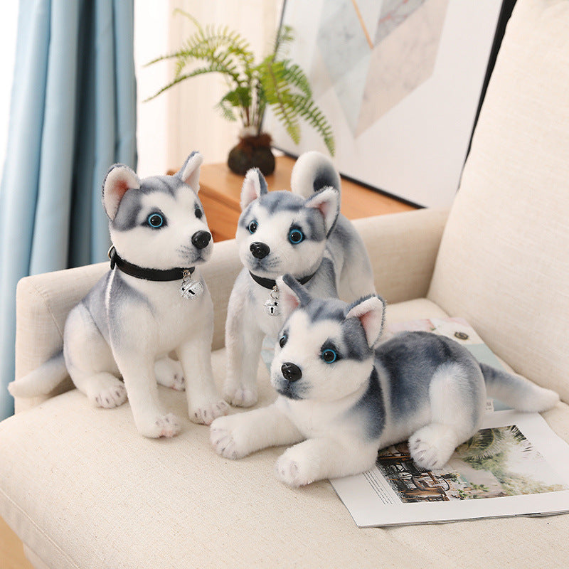 Simulation Puppy Doll Husky Spotty Dog Plush Children's Day Gift