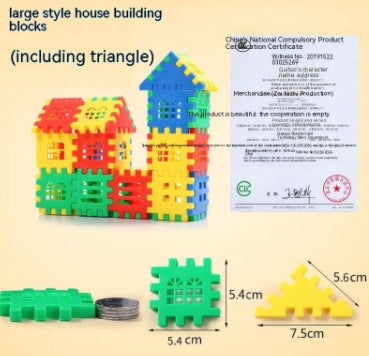 House Building Blocks Toys 3-6 Years Old Large House