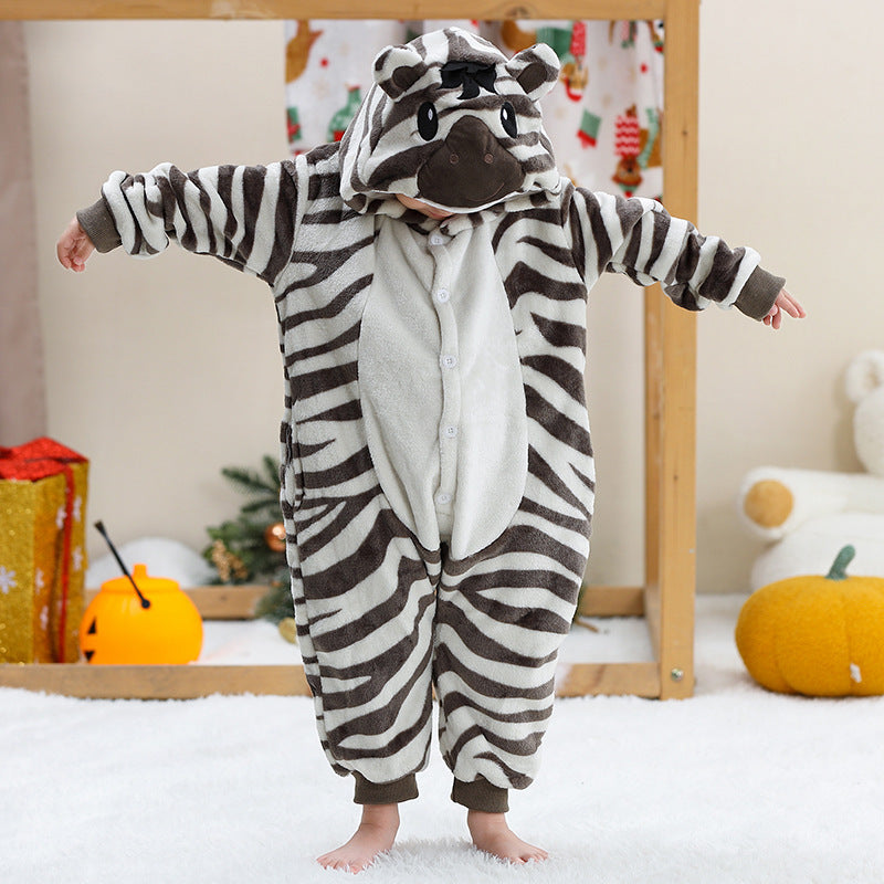 Cartoon Animal Onesies For Older Children Halloween Performance Costumes