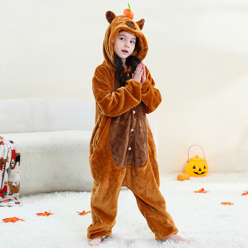 Cartoon Animal Onesies For Older Children Halloween Performance Costumes