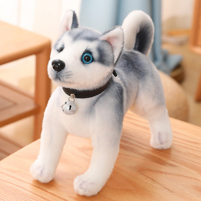 Simulation Puppy Doll Husky Spotty Dog Plush Children's Day Gift