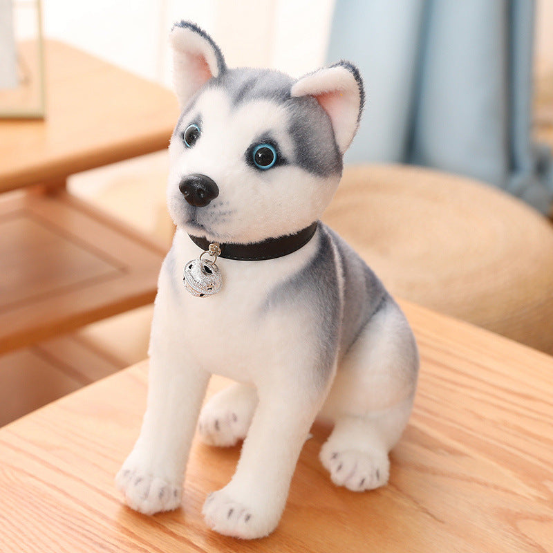 Simulation Puppy Doll Husky Spotty Dog Plush Children's Day Gift