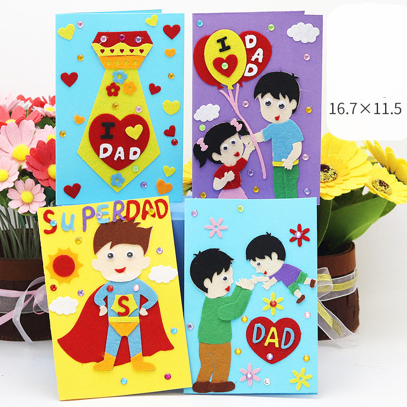 Teacher's Day Gift Handmade Diy Greeting Card Making Material Package