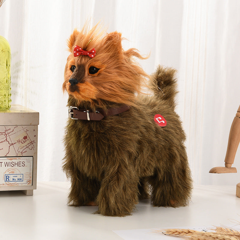 Simulation Dog That Walks Barks Wags Its Tail And Plays Musicelectric Plush Toy Dog Electronic Pet Dog With Motion-sensing Capabilities