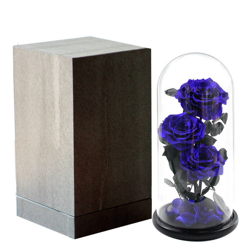 Rose Glass Cover Valentine's Day Christmas Gift