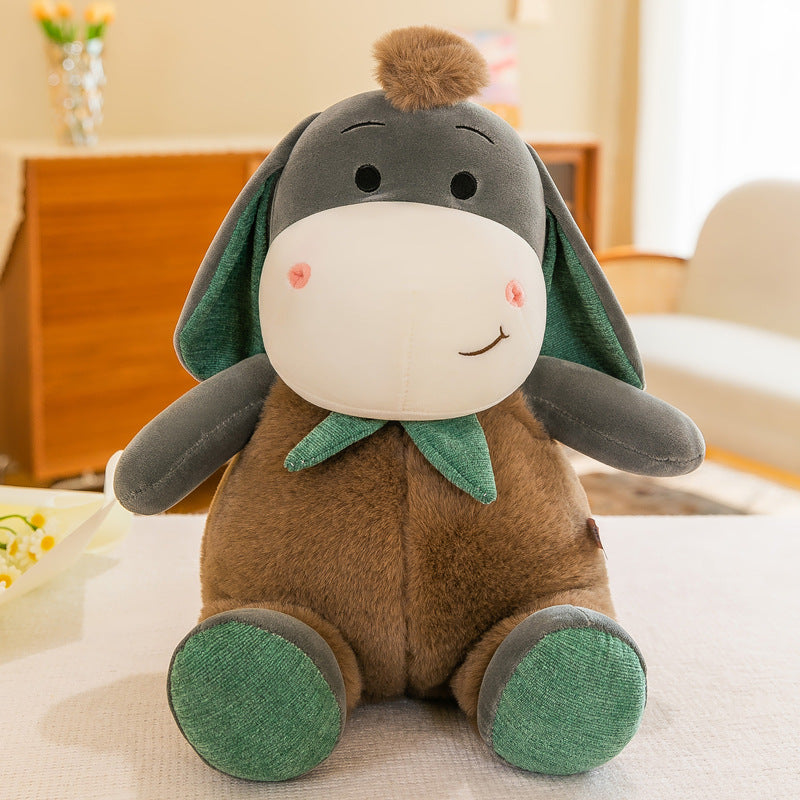 Creative And Cutesy Taro-flavored Donkey Plush Toy