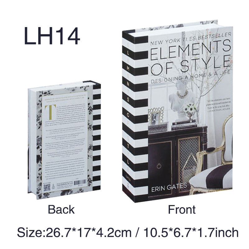 Fashion Simple Style Prop Books Fake Book Magazine Ornaments