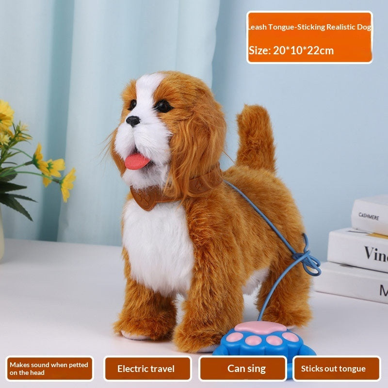 Simulation Dog That Walks Barks Wags Its Tail And Plays Musicelectric Plush Toy Dog Electronic Pet Dog With Motion-sensing Capabilities