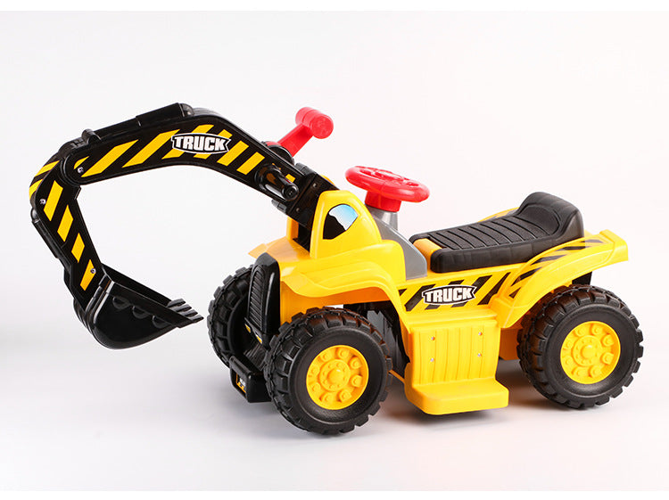 Gliding Electric-powered Children's Excavator Toy Latest Model Of Excavator