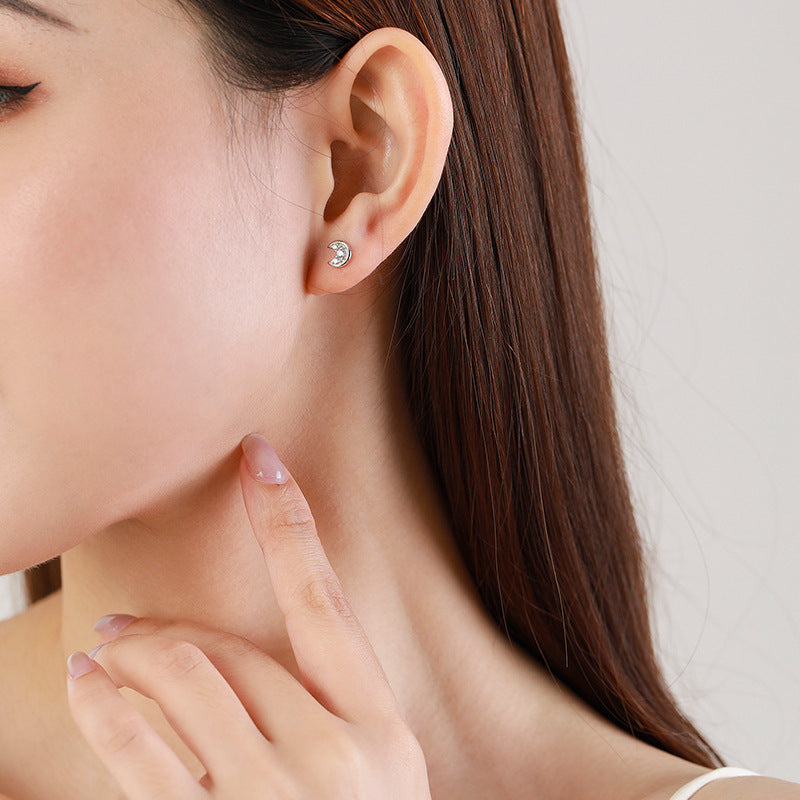 Romantic Xingyue Stud Earrings Female All-match Valentine's Day Gift