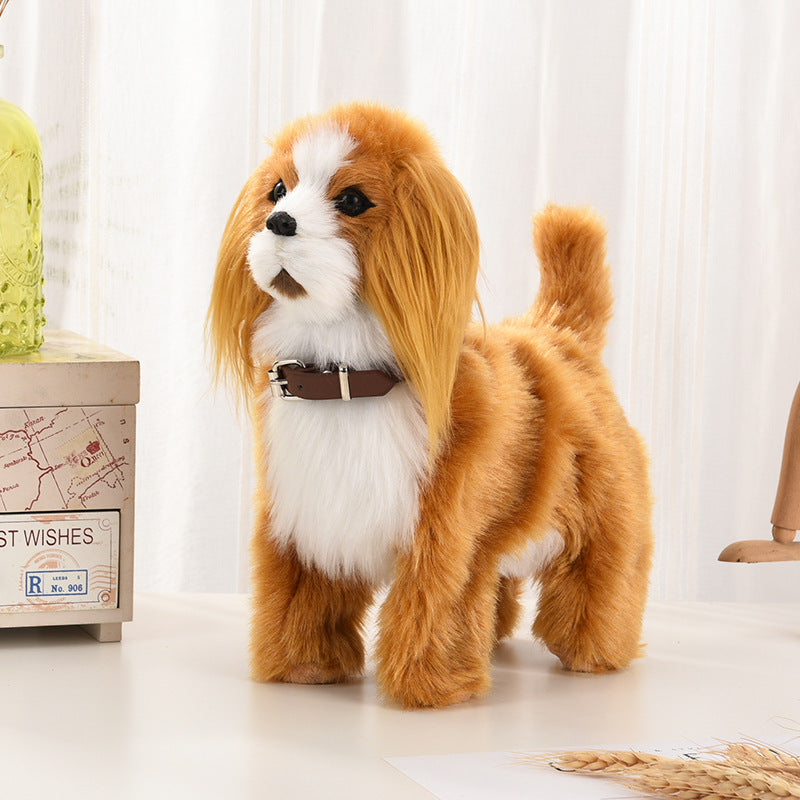 Simulation Dog That Walks Barks Wags Its Tail And Plays Musicelectric Plush Toy Dog Electronic Pet Dog With Motion-sensing Capabilities