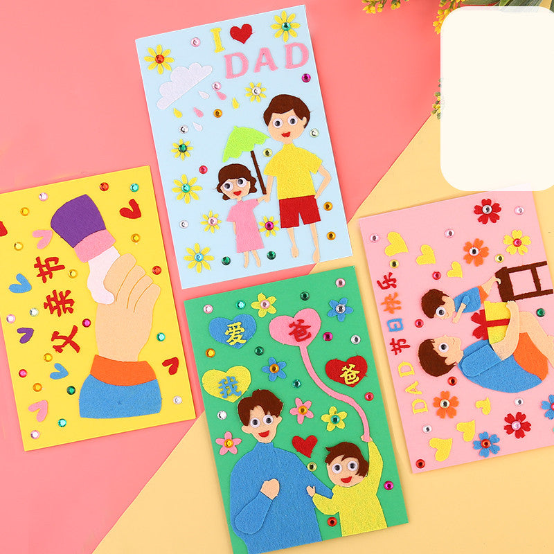 Teacher's Day Gift Handmade Diy Greeting Card Making Material Package