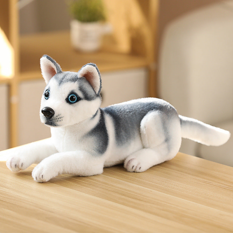 Simulation Puppy Doll Husky Spotty Dog Plush Children's Day Gift