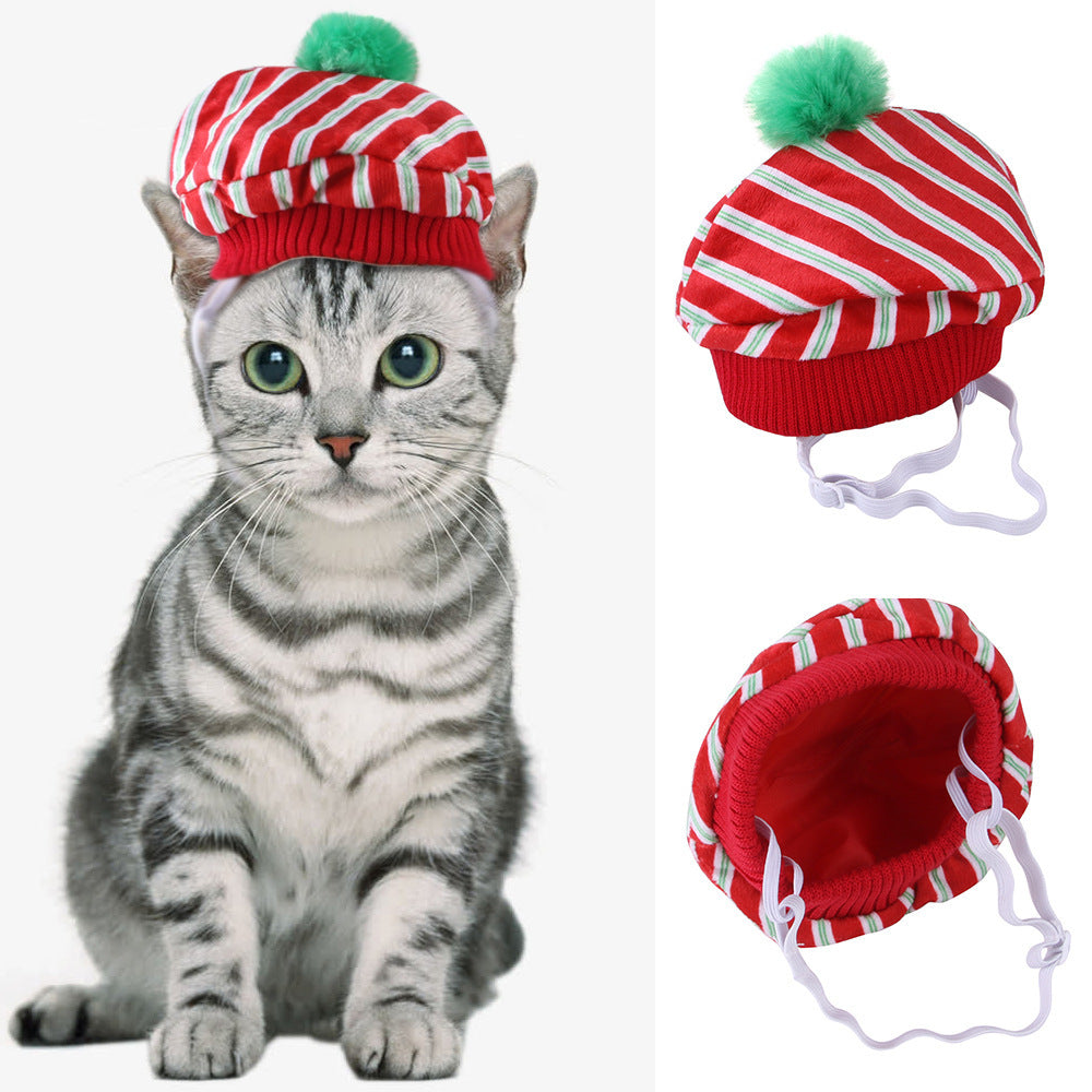 Pet Headgear Cute Dog Teddy Dress Up SUNFLOWER Cat Headdress Wig Cat Headgear Hat