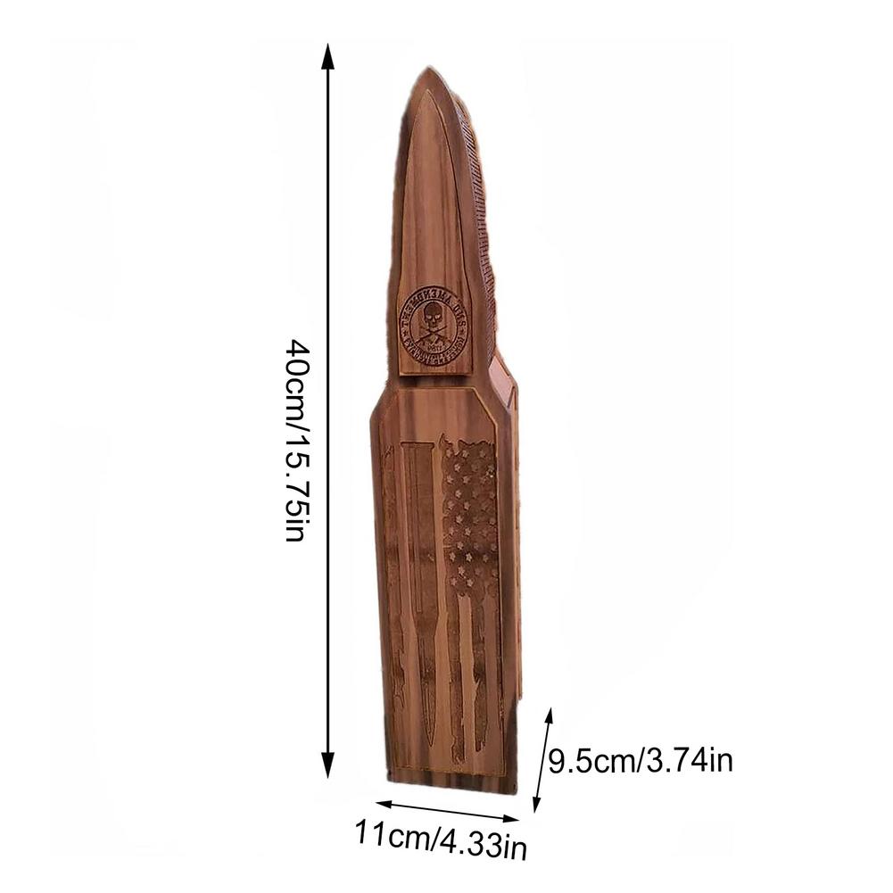 Wooden Bullet Red Wine Gift Box Diy Assembly Red Wine Box Father's Day Gift Box