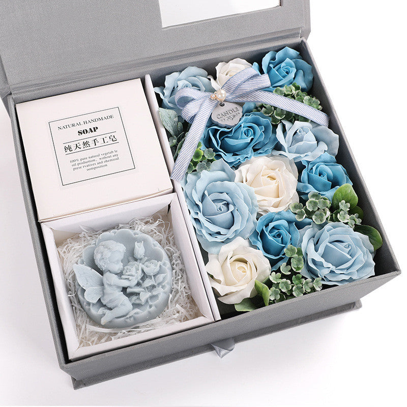Soap Flower Box Tanabata Valentine's Day Gift Creative Birthday Rose