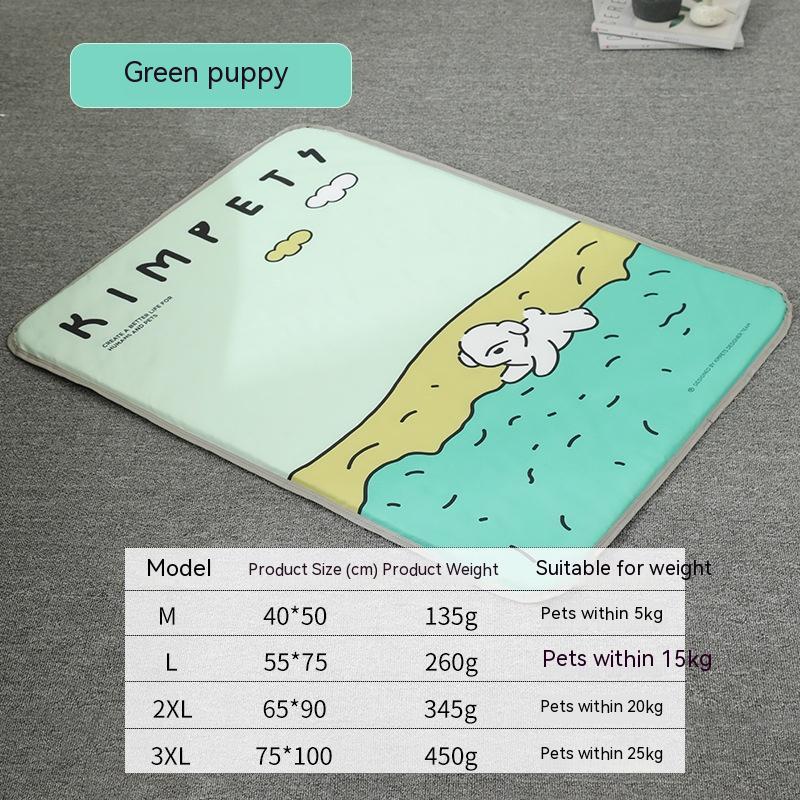 Pet Four Seasons Universal Dog Mat Oxford Cloth Fabric Heat Dissipation Breathable