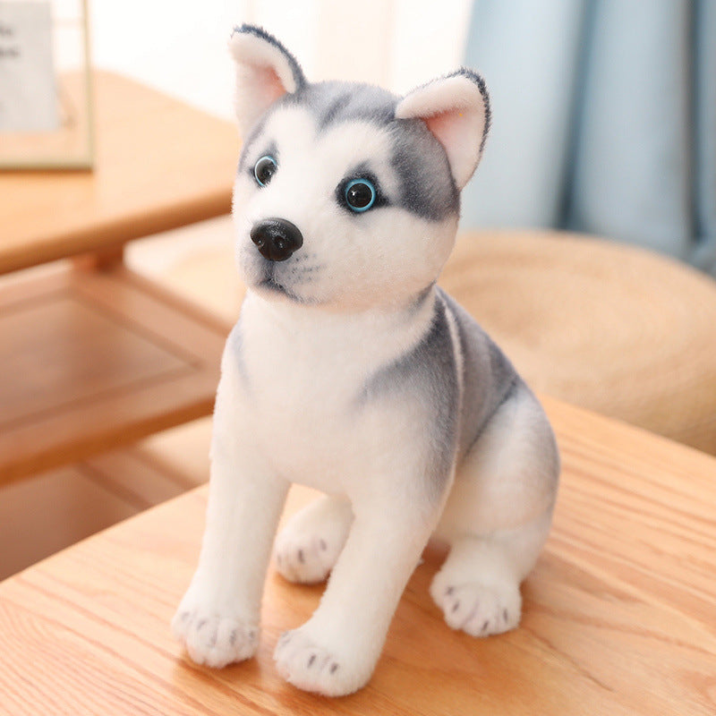 Simulation Puppy Doll Husky Spotty Dog Plush Children's Day Gift