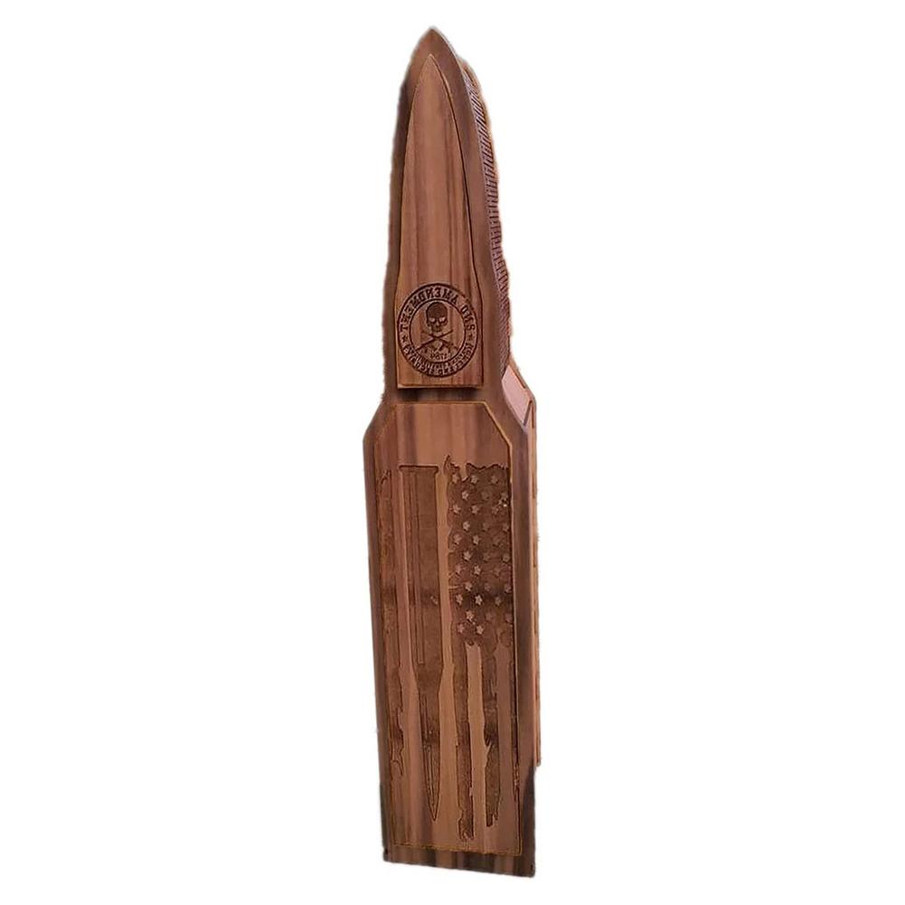 Wooden Bullet Red Wine Gift Box Diy Assembly Red Wine Box Father's Day Gift Box