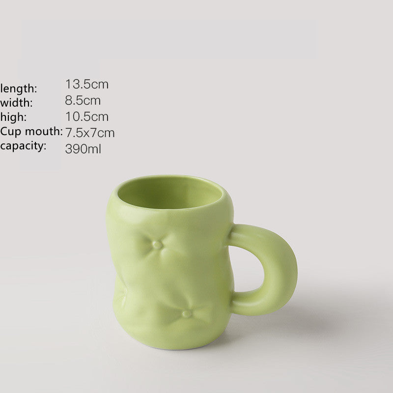 Fat Mug Home Office Coffee Lovers Water Cup Girl Teacher's Day Gift Gift Box