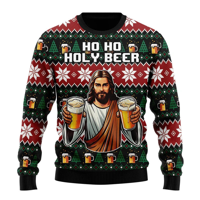 Fashionable Crew-neck Sweatshirt For Men And Women