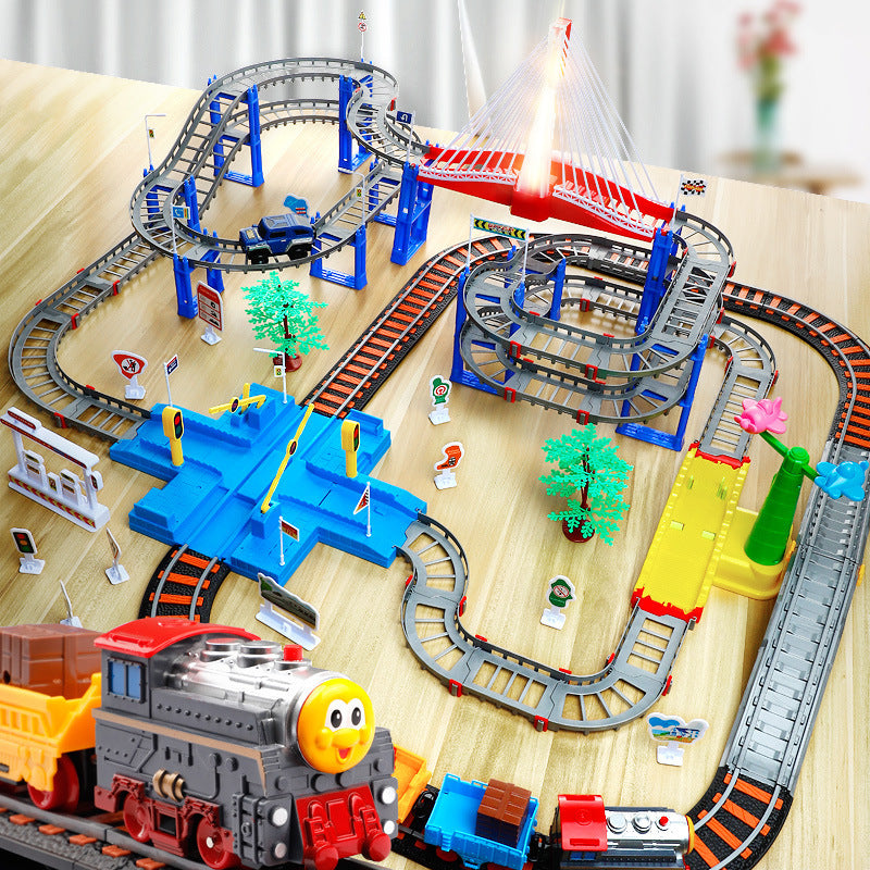 DIY Electric Rail Car Toy Model
