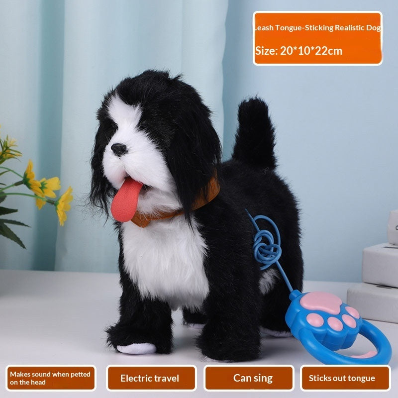 Simulation Dog That Walks Barks Wags Its Tail And Plays Musicelectric Plush Toy Dog Electronic Pet Dog With Motion-sensing Capabilities