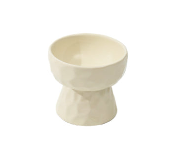 Ceramic High Leg Cervical Support Oblique Bowl