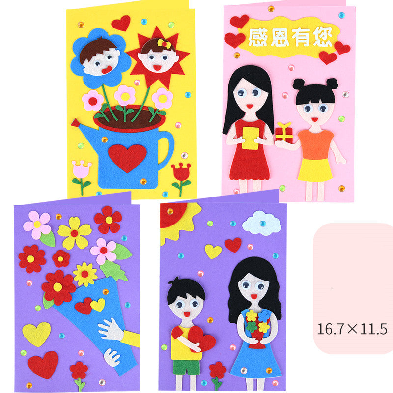 Teacher's Day Gift Handmade Diy Greeting Card Making Material Package