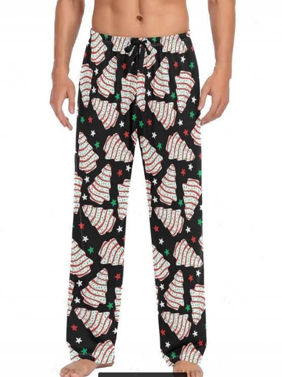 Men's Casual Pants New All-season Wearable Casual Printed Pants Lightweight And Breathable