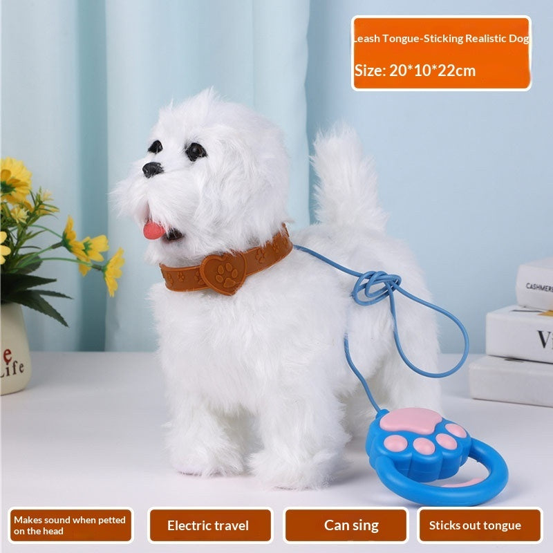 Simulation Dog That Walks Barks Wags Its Tail And Plays Musicelectric Plush Toy Dog Electronic Pet Dog With Motion-sensing Capabilities