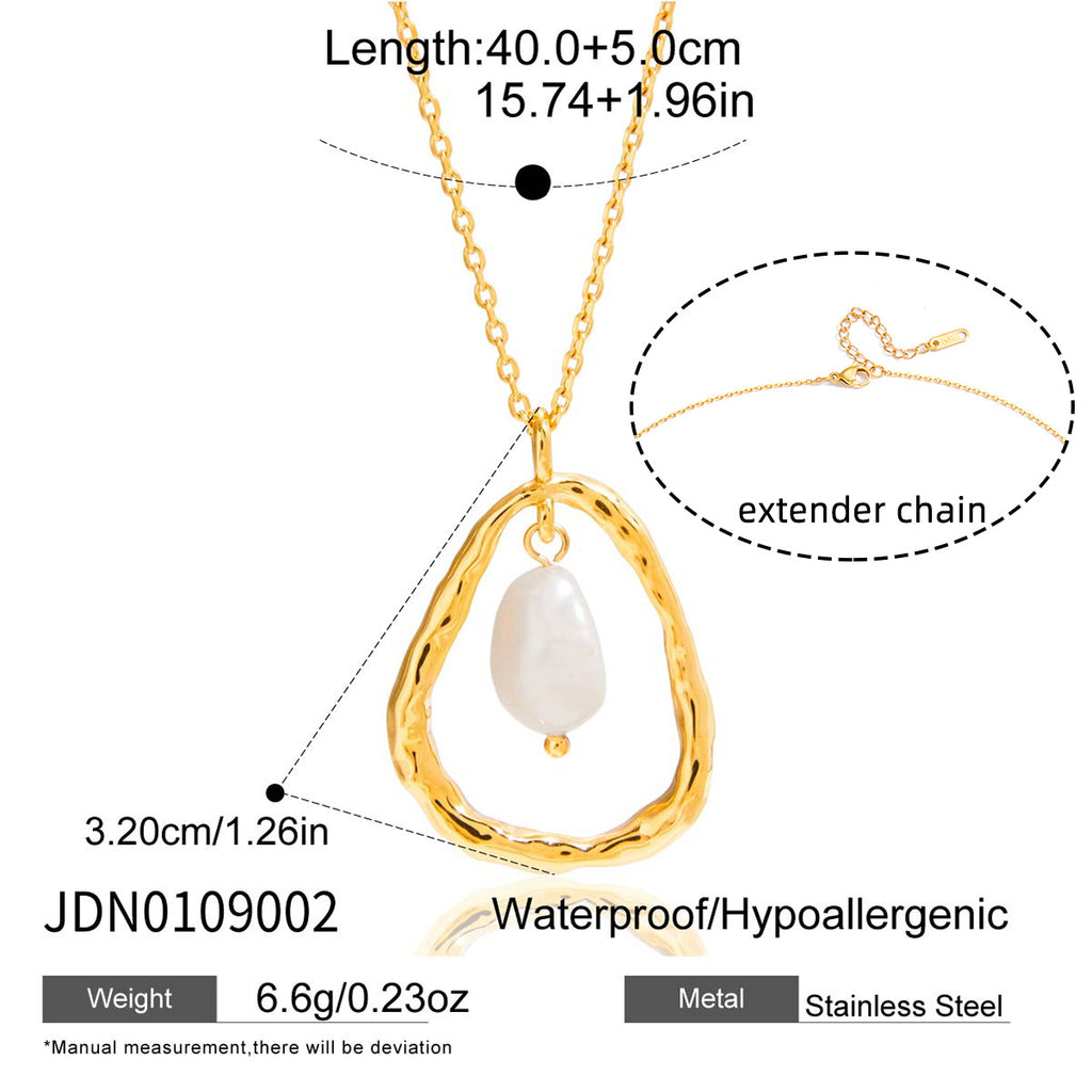 Women's Freshwater Pearl Necklace With A Light Luxury High-End Vibe