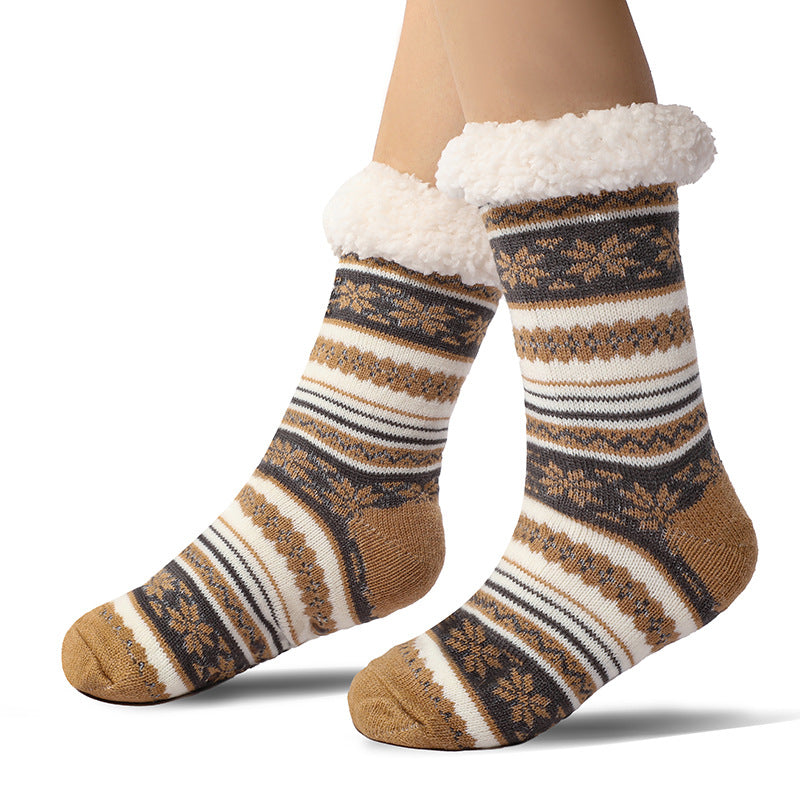 Men's Ultra-thick Thermal Home Sleep Socks