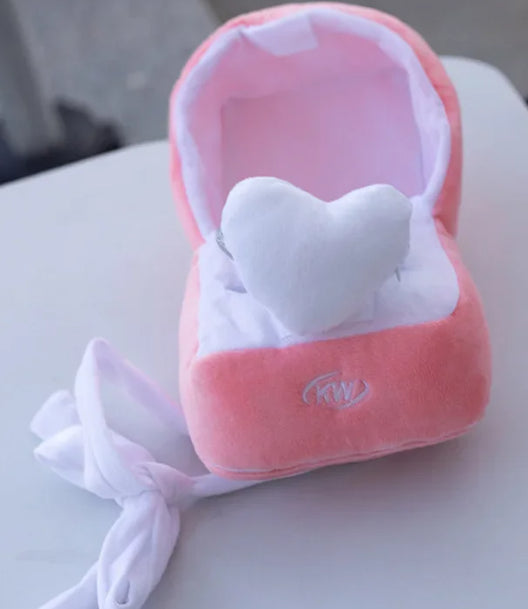 Day Confession Love Big Diamond Ring Flannel  Gift Box