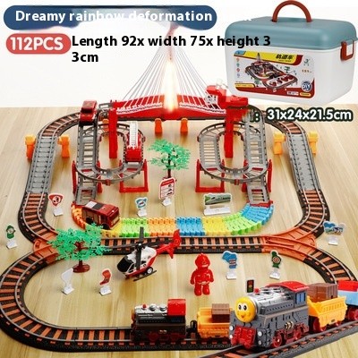 DIY Electric Rail Car Toy Model